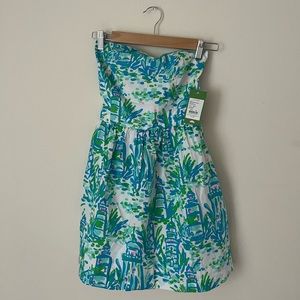 BNWT strapless Lilly Pulitzer dress